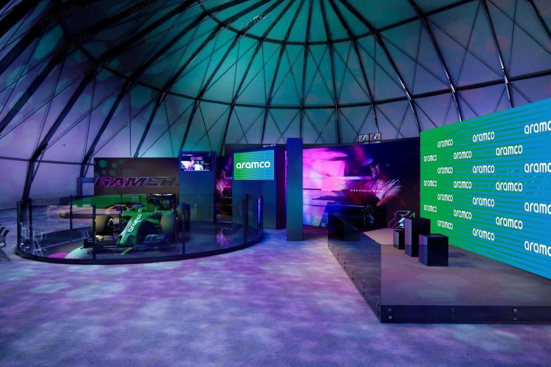 Aramco’s Formula 1 Sponsorship at Gamers8 Festival