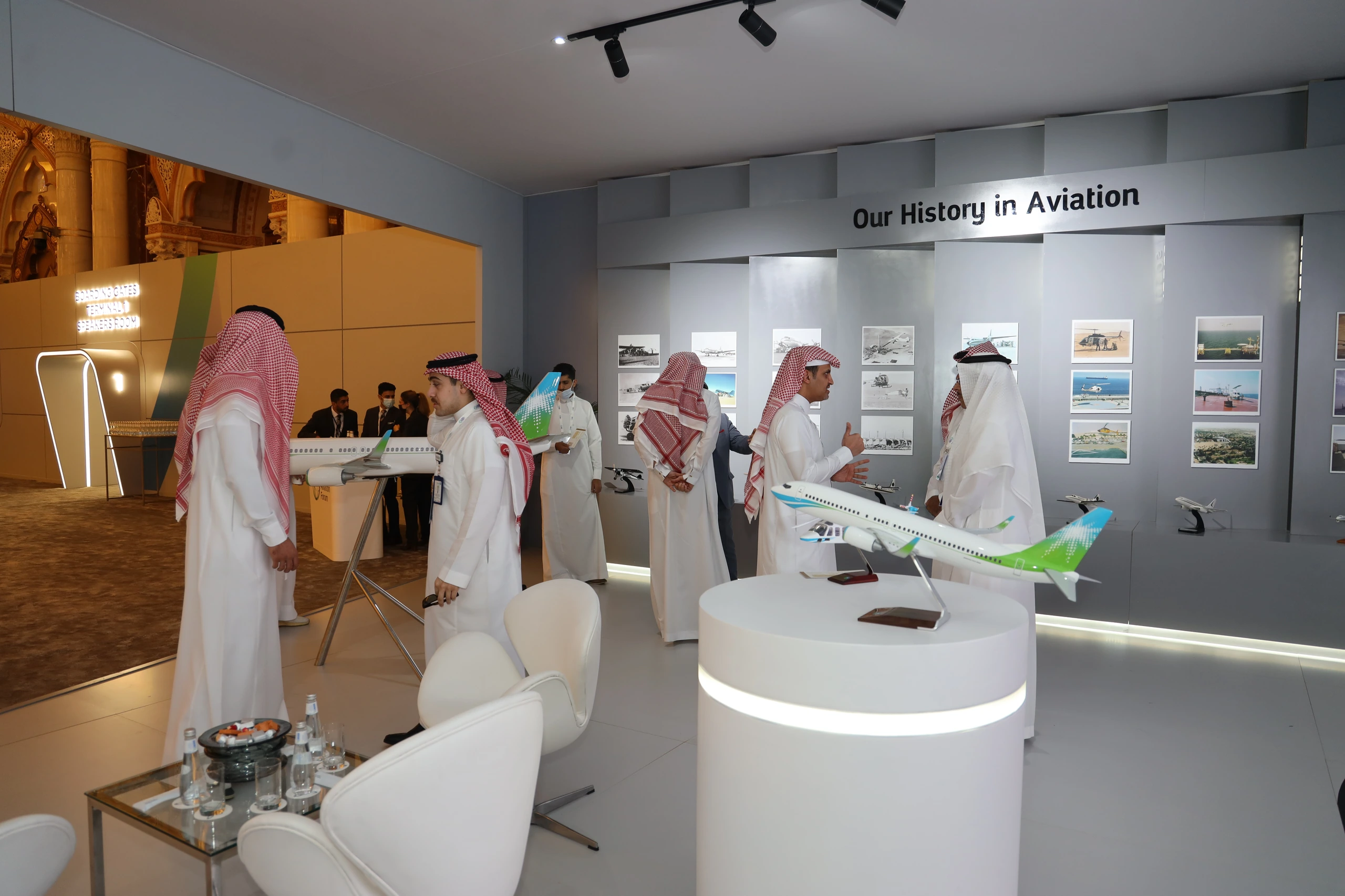 Aramco Booth in Future Aviation Forum